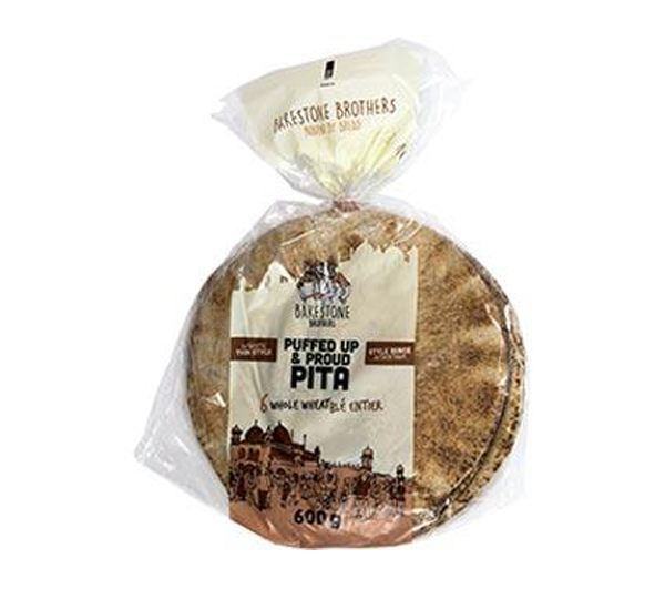 Pita Bread Whole Wheat 600g