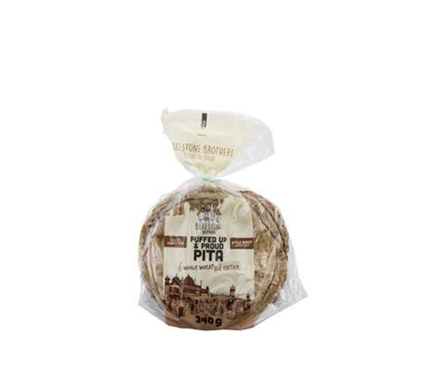 Pita Bread Small Whole Wheat 340g